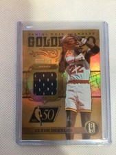 2011-12 Panini Gold Standard Clyde Drexler Golden 50 Memorabilia #90/149