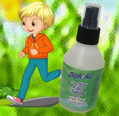 ZEPHAIR Tea Tree Natural Foot spray 150ml Anti fungal, Athletes Foot, Cooling, Vitamin E