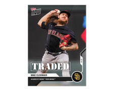 2020 Topps NOW Mike Clevinger Traded #185 ~ San Diego Padres ~ PR 338