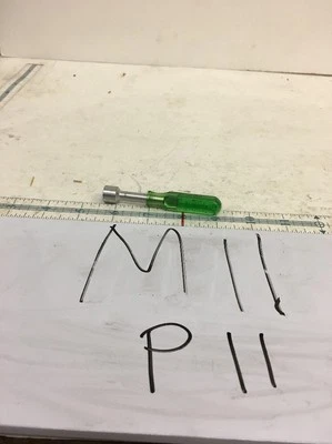 XCELITE Nut Driver 11/32 Hollow Shaft 3 Inch Acetate Blue SAE USA HS11V New $20 - Image 1 of 4