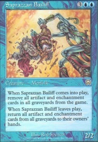 Saprazzan Bailiff ~ Moderately Played Mercadian Masques MTG Magic UltimateMTG Bl - Image 1 of 1