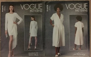 Patrones de costura Vogue~VESTIDOS~1776/10976 o 1777/10978 talla XS-M NUEVOS - Imagen 1 de 6