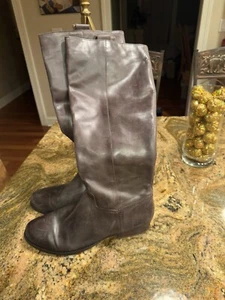 Gorgeous MaxStudio Knee High Flat Boot, Black Nappa, Size 10 $329 new - Picture 1 of 6