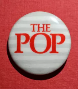 THE POP Vintage 1979 Promo Pinback Insignia Botón Power Pop Arista EE. UU. KBD - Imagen 1 de 4
