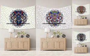 Wholesale lot 5 PC Indian Mandala Tapestry Wall Hanging Bedspread Twin Bedding - Picture 1 of 5
