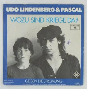 7" Single Vinyl - Udo Lindenberg & Pascal - What Are Wars For? - S5410 - Picture 1 of 3