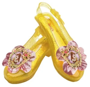 NIÑAS DISNEY BELLA ZAPATOS DE BELLEZA Y BESTIA BRILLANTE DISFRAZ VESTIDO DE JUEGO DG59289 - Imagen 1 de 1