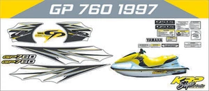 Waverunner GP 760 1997 Graphics / Decal / Sticker Kit - Bild 1 von 1