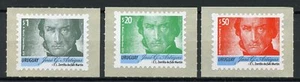 Uruguay 2018 MNH Jose Artigas Definitives Pt I 3v S/A Set Famous People Stamps - Picture 1 of 1