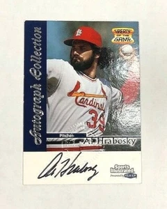 1999 Fleer Sports Illustrated Al Hrabosky Greats of the Game autógrafo cardenales - Imagen 1 de 2