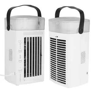 Air Conditioner Fan Evaporative Air Cooler with 3 Speeds Nightlight Humidifier - Picture 1 of 12