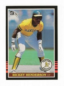 RICKEY HENDERSON 1985 DONRUSS CARD #176 - YANKEES - NMNT