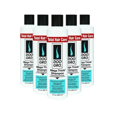 Doo Gro Mega Thick Volumizing Shampoo - Helps Repair Weak 10 Oz Set of 5 - Image 1 of 2