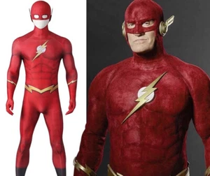 Flash VIII Jason Garrick Cosplay Kostüm Body mit Kopfbedeckung Overall Geschenk - Bild 1 von 12