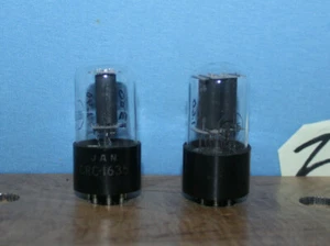 Radio Tubes 1635 RCA JAN CRC Military Both Test 1300 / 1300 Matched Pair - Picture 1 of 3