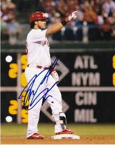 JORGE ALFARO PHILADELPHIA PHILLIES ACTION SIGNED 8x10 - Picture 1 of 1