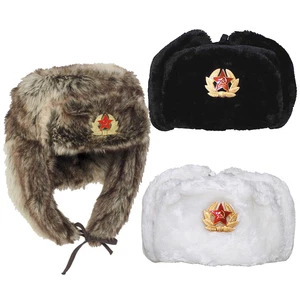 Gorro de piel ruso Ushanka XS-XXL gorro de piel Schapka ejército gorro de invierno Rusia - Imagen 1 de 5