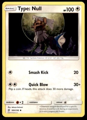 Pokemon - SM - Unified Minds Type: Null No. 183/236 - Image 1 of 2