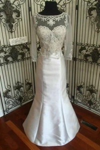 V452 LM MIGNON VM35002 SZ 6 ICICLE $535 PROM BRIDESMAIDS GOWN DRESS - Picture 1 of 11