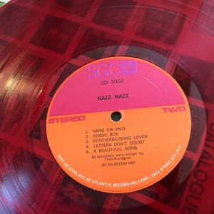 Original 1969 NAZZ Nazz SGC Label Atco Records LP red vinyl Todd Rundgren - Picture 1 of 24