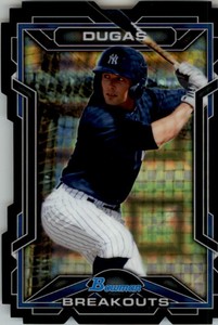 2013 Bowman Draft Scout Breakouts Die-Cuts X-Fractors #TD Taylor Dugas /99
