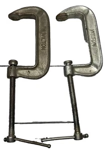 2 Vintage WILTON 543 5” C-CLAMP  C Clamps - Picture 1 of 9