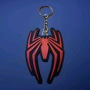 2" x 4"Spiderman Spider Logo Keychain Comics Films Superhero Jewelry Marvel Gift - Picture 1 of 2