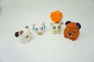 Lotto di 4 figure criceto Burger King Hamtaro Penelope Ghost Werewolf Spider - Foto 1 di 3