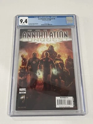 Annihilation: Conquest #6 CGC 9.4 W Pgs Marvel 2008 1st New Guardians GOTG Team - Image 1 of 3