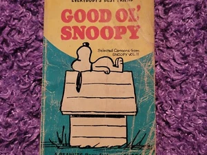 GOOD OL' SNOOPY CHARLES M SCHULZ CHARLIE BROWN BOOK 1955 1957 PEANUTS SUPER RARE - Foto 1 di 16