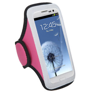 Premium Hot Pink Sport Armband Case Phone Pouch Accessory For AT&T LG Arena 2