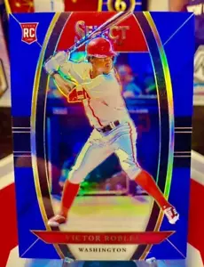 2018 Victor Robles Panini Select Baseball Blue Prizm /149 Rookie Card #9 - Picture 1 of 2