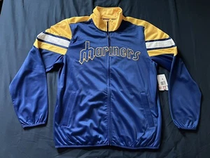 NEW Cooperstown Collection Seattle Mariners Jacket Mens Large G-III Carl Banks - Picture 1 of 8