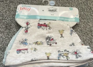New Disney Baby 3 Pack Baby Boy Mickey Mouse Hats Size: 3-6 Months - Picture 1 of 1