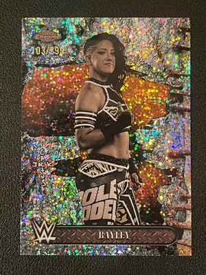 Bayley 2025 Topps Chrome WWE X Cactus Jack Speckle Refractor /299 47 - Image 1 of 2
