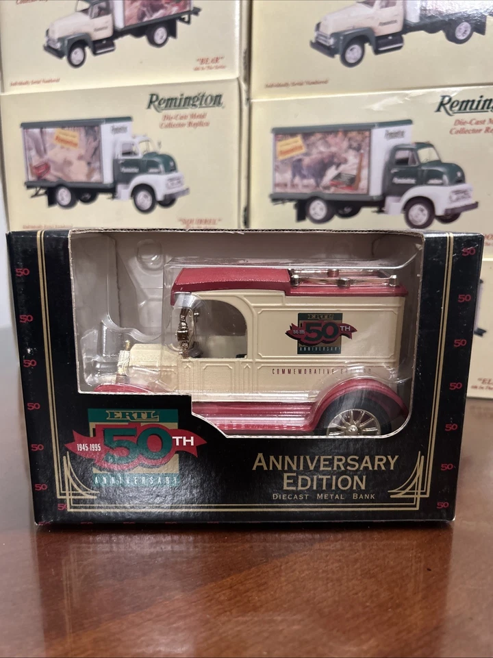 Ertl B945 1/43 Scale 50th Anniversary Ford Model T Diecast Metal Bank - Image 1 of 1