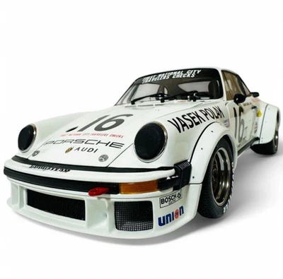 EXOTO 1/18 Porsche 934 RSR #16 Vasek Polak 1976 Trans-Am Champion Model - Immagine 1 di 4