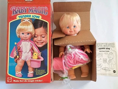 NEW VINTAGE 1978 Mattel Baby Magic Doll Tender Love Brand New 14 Inches Tall - Image 1 of 4