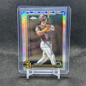 2025 Topps Cromo Gavin Hojas Tablero de Luz Logo Refractor SSP #158 - Padres - Imagen 1 de 2