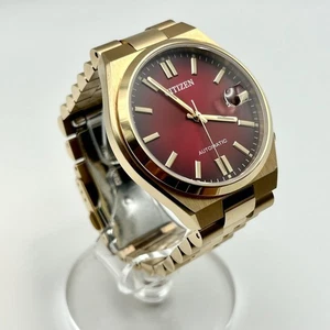 CITIZEN NJ0153-82X Hombre Automático Redondo Dorado W38mm Hecho en Japón Analógico TSUYOSA - Imagen 1 de 24