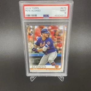 Topps Chrome 2019 Pete Alonso Rookie PSA 9 RC New York Mets - Foto 1 di 2