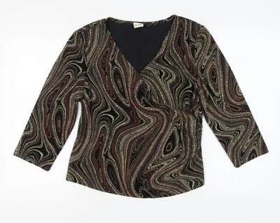 Viyella Women's V-Neck Top XL - Image 1 of 4