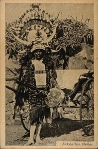 South Africa Durban Ricksha Boy Vintage Postcard Post Card - Picture 1 of 2