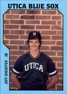 1985 Utica Blue Sox TCMA #14 Jeff Scheaffer New Cumberland Pennsylvania NM Card - Picture 1 of 2
