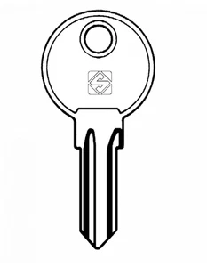 Classic Car key - CITROEN, PEUGEOT, DAF, RENAULT, VOLVO (LS1R) - Uncut Key Blank - Picture 1 of 1