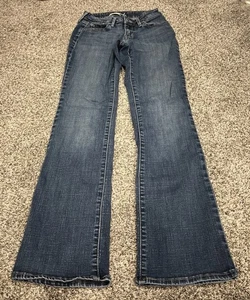 Pantalones de mezclilla para mujer talla 26 Levi’s Signature 815 Curvy Bootcut azul - Imagen 1 de 3