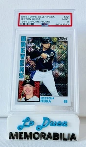 2019 Topps Update Keston Hiura Silver Pack 1984 Chrome RC #T84U-22 PSA 9 - Picture 1 of 2