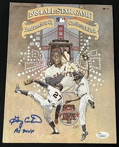 Gary Carter Montreal Expos/Mets Signed 1984 All Star Game MVP JSA Authenticated - Picture 1 of 4