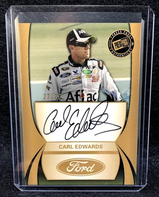 Carl Edwards 2011 Press Pass Racing Autograph #22/25 - Image 1 of 2