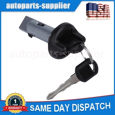 Цилиндр замка зажигания 26049532 с черным ободком ключа для Chevy GMC Oldsmobile - Изображение 1 из 4